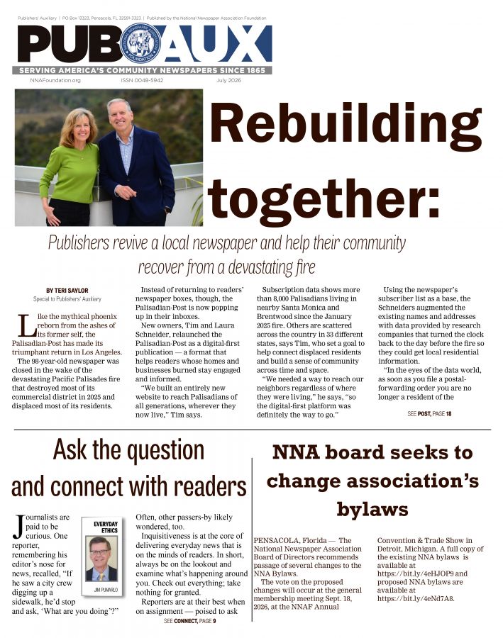 Current issue of Publishers' Auxiliary