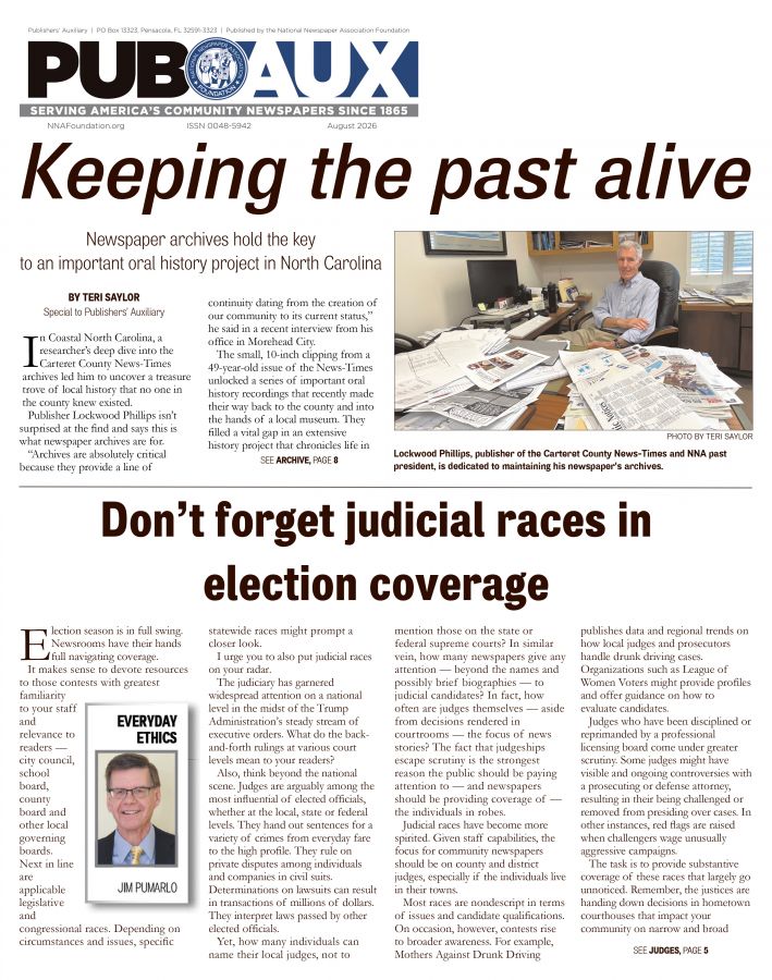Current issue of Publishers' Auxiliary
