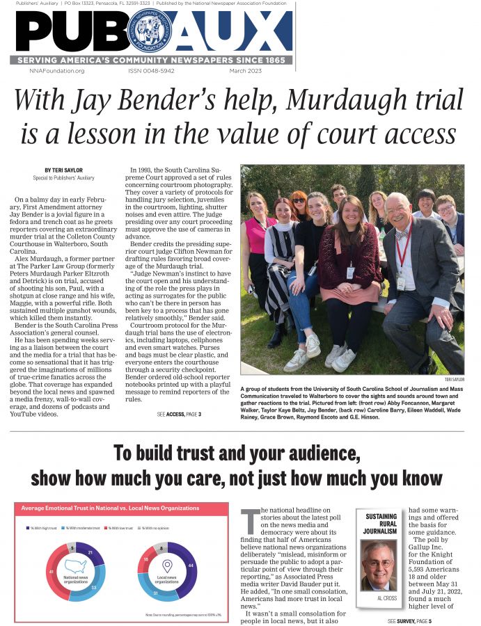 Current issue of Publishers' Auxiliary