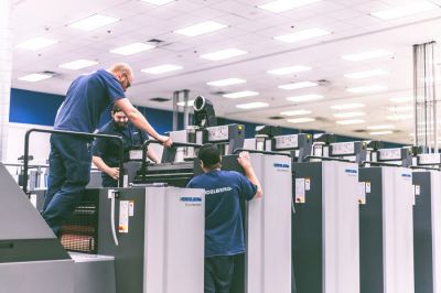 Heidelberg Apprentices training at its Print Media Center outside of Atlanta, Georgia Heidelberg Apprentices training at its Print Media Center outside of Atlanta, Georgia