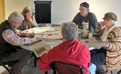 A subgroup of the newspaper focus group that met in Ridgway, Colorado, on March 1, 2025. The total group included 23 volunteers.