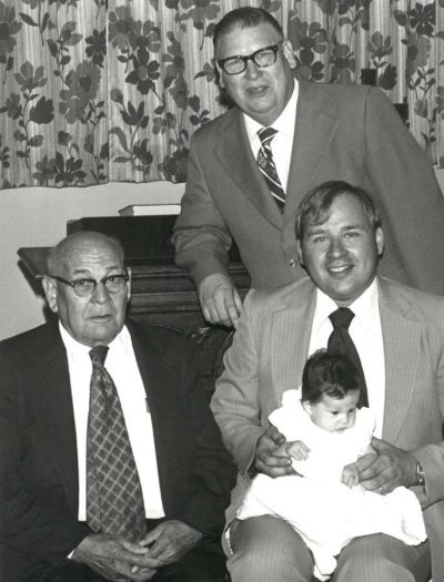 Four-generations strong: Pictured are the four publishers of The Journal-News, 
Del Galer, Phillip Galer, John Galer, and current Publisher Mary Galer Herschelman.