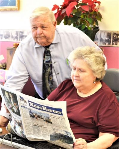 Larry and Sharon Hiatt own the Columbus (Kansas) News-Report. Larry and Sharon Hiatt own the Columbus (Kansas) News-Report.