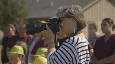 Laurie Ezzell Brown shoots photos, doing what she loves the most.
