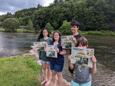The couple’s four kids have embraced roles at the newspaper, and their oldest daughter, Hanna, is a journalism student at the University of Florida. The couple’s four kids have embraced roles at the newspaper, and their oldest daughter, Hanna, is a journalism student at the University of Florida.