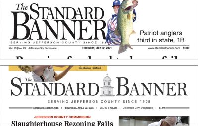 The newspaper in Jefferson City, Tennessee, updates its
design every few years to keep the readers’ interest. The newspaper in Jefferson City, Tennessee, updates its
design every few years to keep the readers’ interest.