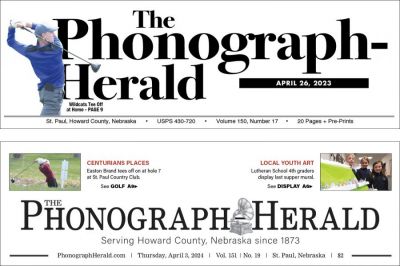 The Phonograph-Herald was one of my favorite redesigns. The publisher wasn’t afraid of change and the results were incredible. Above is the old flag (top) and new flag (bottom). The Phonograph-Herald was one of my favorite redesigns. The publisher wasn’t afraid of change and the results were incredible. Above is the old flag (top) and new flag (bottom).