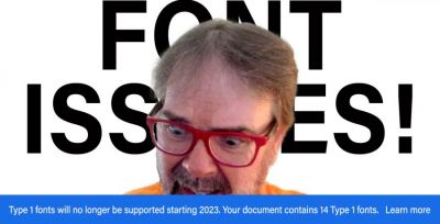 Slimp discusses font changes happening within Adobe software, beginning January 2023. Slimp discusses font changes happening within Adobe software, beginning January 2023.