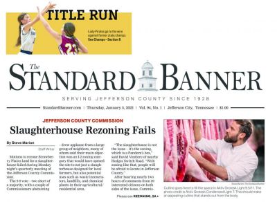 While redesigning The Standard Banner (Jefferson City, Tennessee), we used modern fonts and designs to attract readers to the page. While redesigning The Standard Banner (Jefferson City, Tennessee), we used modern fonts and designs to attract readers to the page.