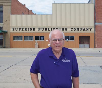 Bill Blauvelt tells the story of his newspaper building front. Back in 1975, the town wanted to create more modern curb appeal and encouraged local businesses in Superior to install tin panels. Today, the town wants to remove the tin and restore the buildings to their original fronts. Bill Blauvelt tells the story of his newspaper building front. Back in 1975, the town wanted to create more modern curb appeal and encouraged local businesses in Superior to install tin panels. Today, the town wants to remove the tin and restore the buildings to their original fronts.